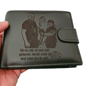 portofel negru cu capsa Sa nu uiti.