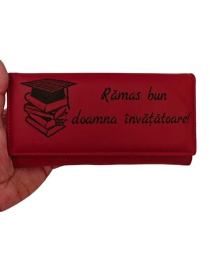 portofel rosu dama Ramas bun