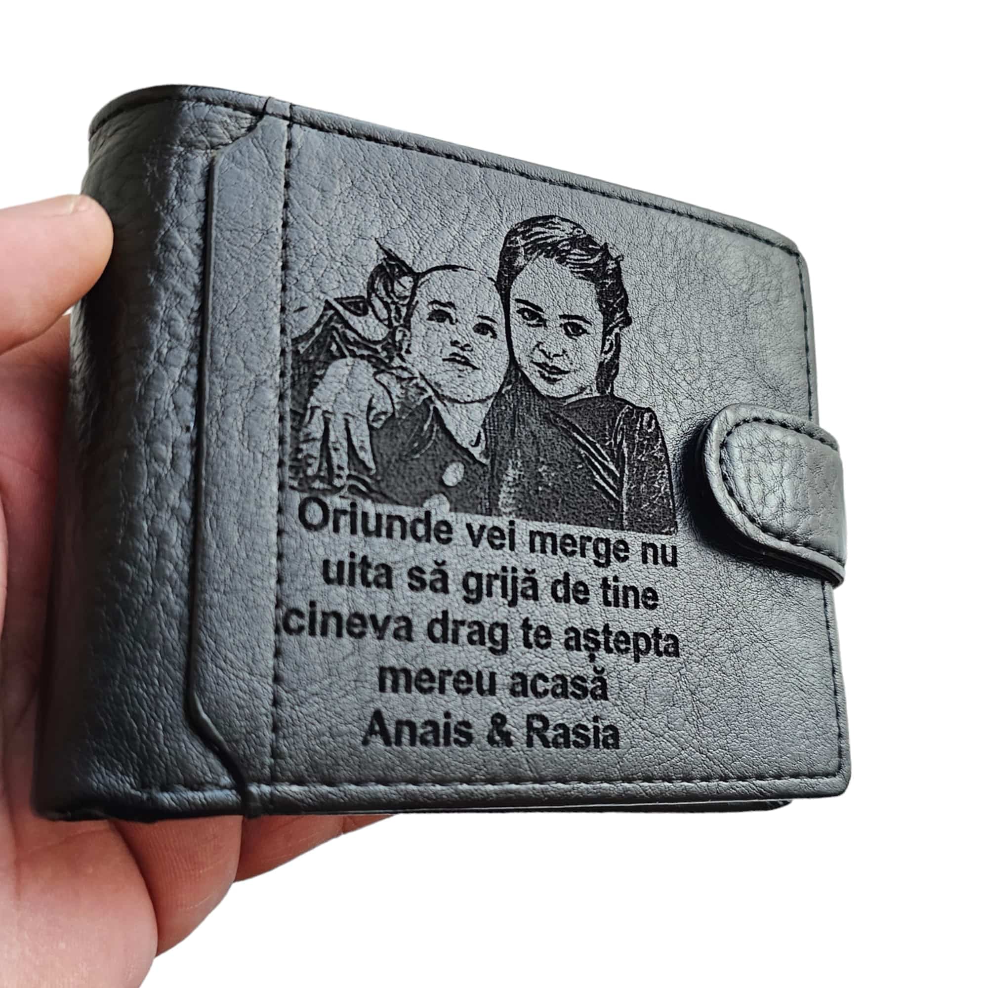 portofel negru cu capsa oriunde