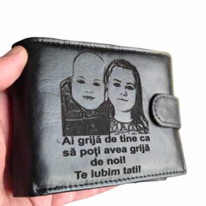 portofel negru cu capsa piele naturala Sa poti avea grija de noi