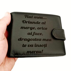 portofel nergu piele naturala Fiul meu.