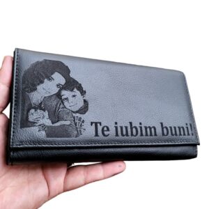 portofel dama negru Te iubim Buni!