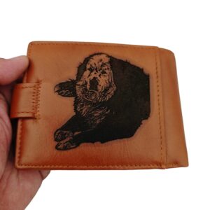 portofel maro coniac cu capsa catel 2