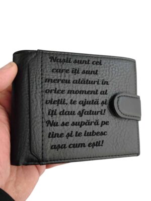 portofel negru cu capsa Nasii sunt