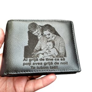 portofel negru fara capsa piele naturala Ai grija de tine