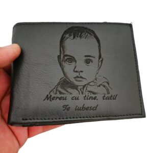 portofel negru fara capsa Mereu cu tine tati