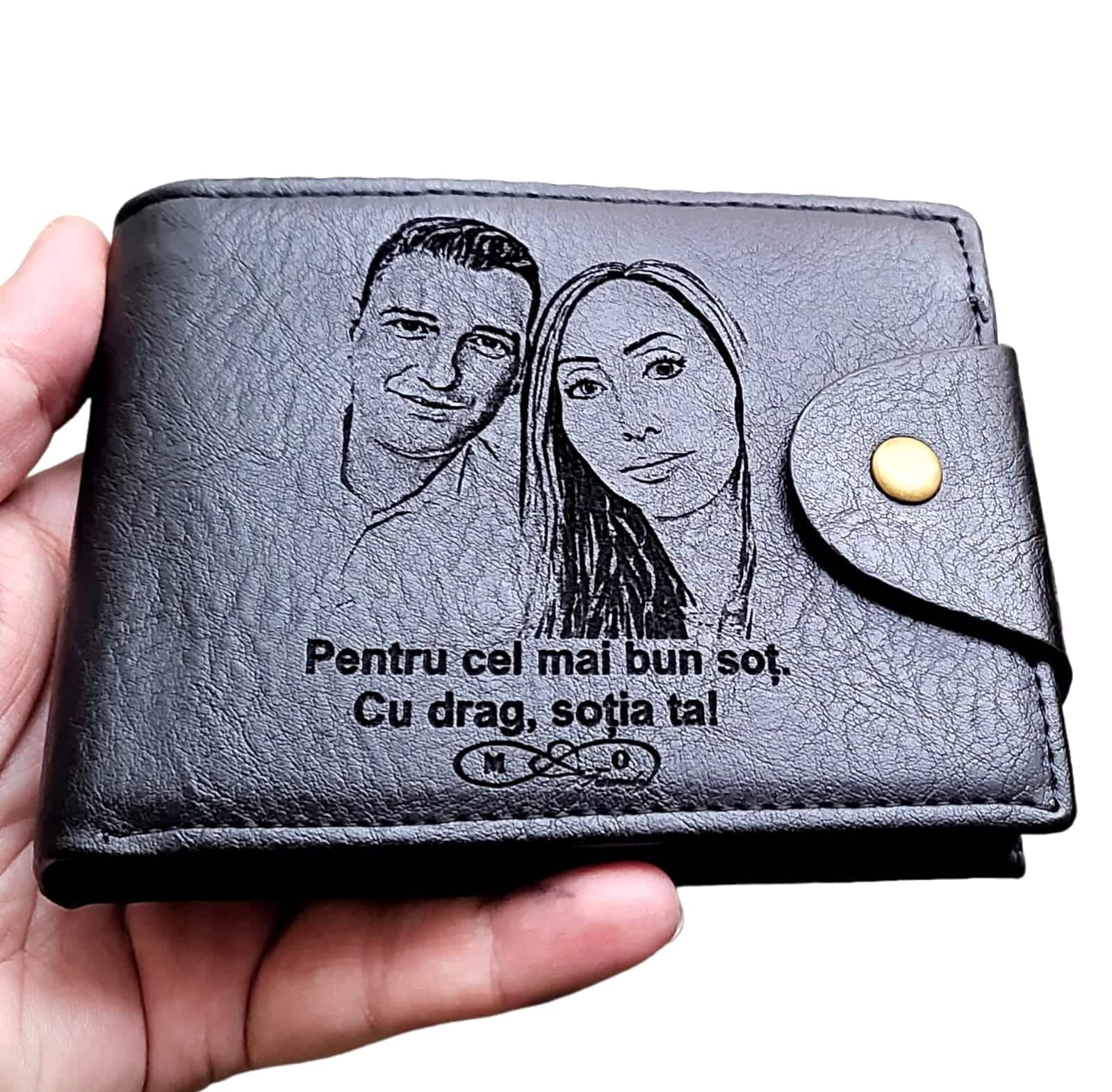 Portofel piele negru Cel mai bun sot