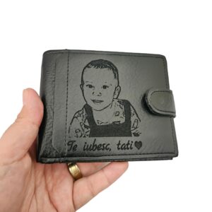 portofel negru cu capsa tati