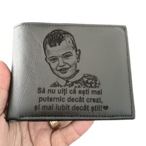 portofel negru fara capsa piele naturala Sa nu uiti