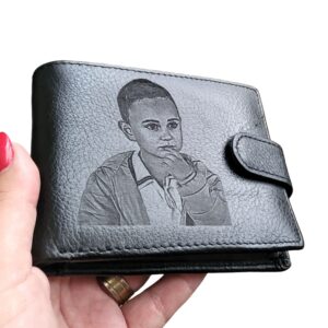 Portofele barbatesti Personalizate din Piele, Gravate Laser