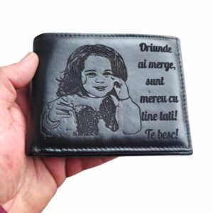 portofel piele naturala negru fara capsa Oriunde