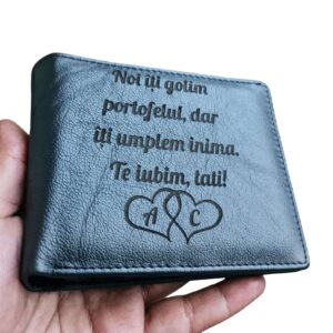 cadou personalizat portofel nergu fara capsa Noi il golim