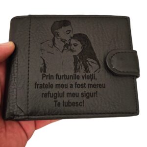 cadou personalizat barbati portofel prin furtunile vietii.