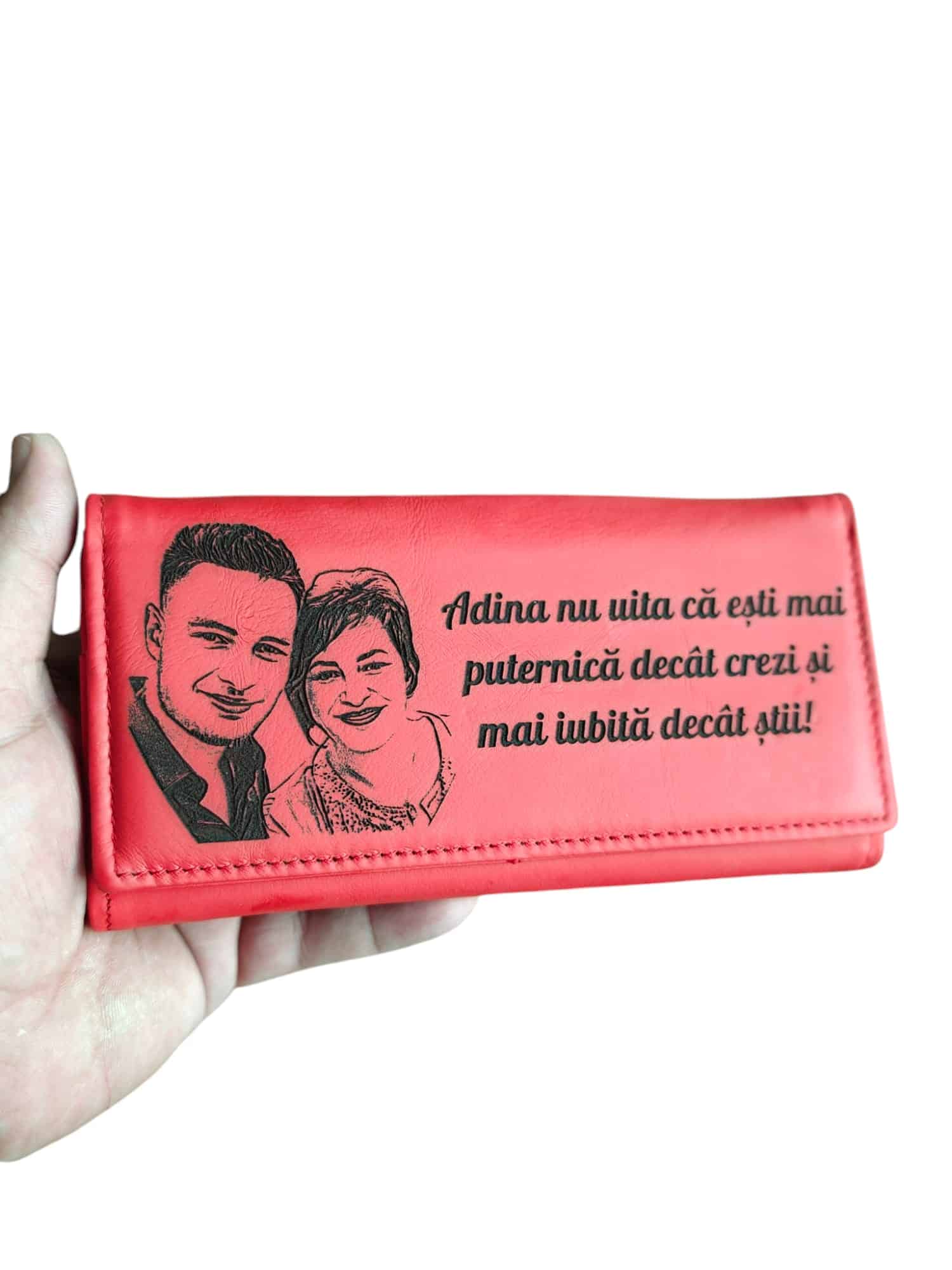 portofel dama rosu iubita