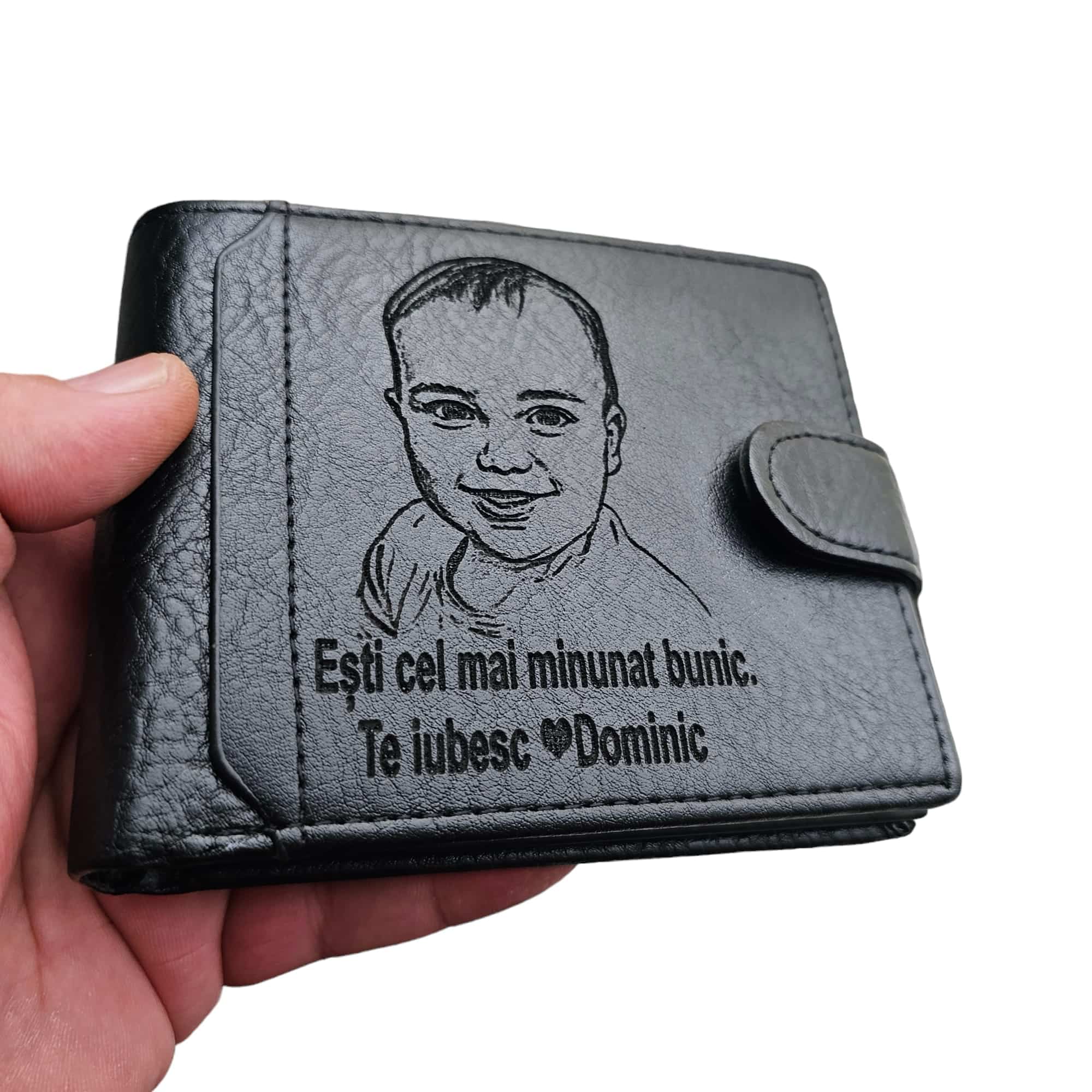 cado portofelbarbat negru cu capsa Esti cel mai minunat bunic