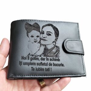 portofel cadou personalizat Noi il golim