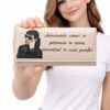 portofel damă personalizat cu poză și text gravat laser