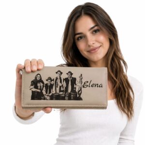 Portofel dama personalizat Constantin si Elena